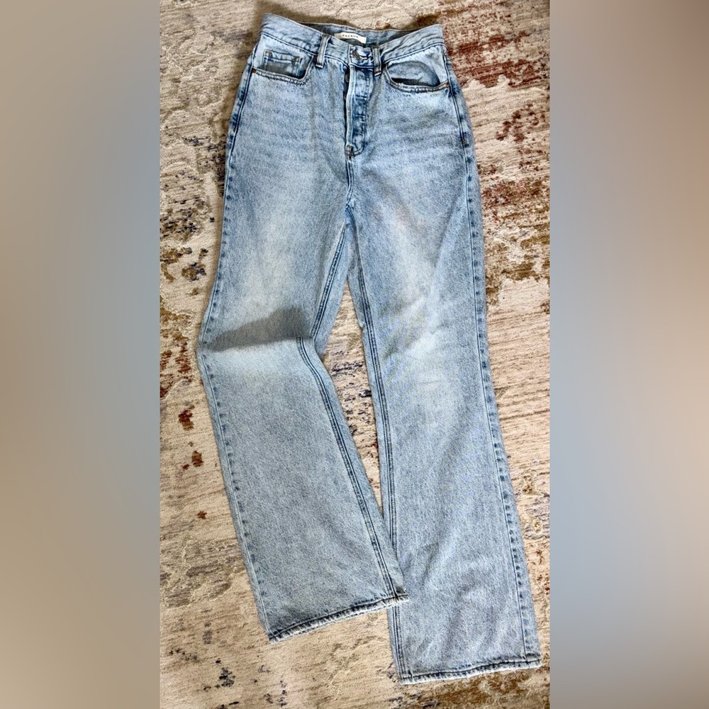 PacSun Women's High Rise Straight Light Wash Jeans